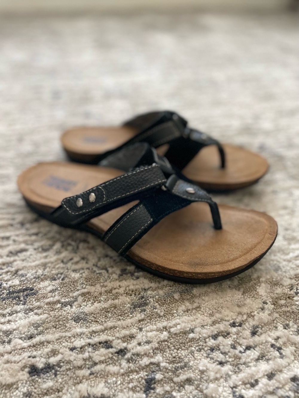 Kalso Earth Shoe Negative Heel Leather Sandals Size 9 - Picture 2 of 8